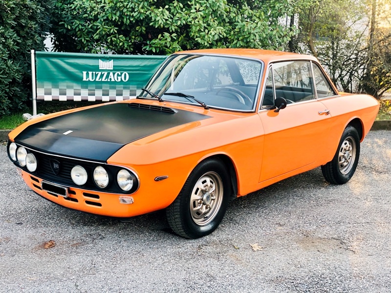 Luzzago 1975 srl Lancia Fulvia coupè 1300s s2 1971 arancio (1)